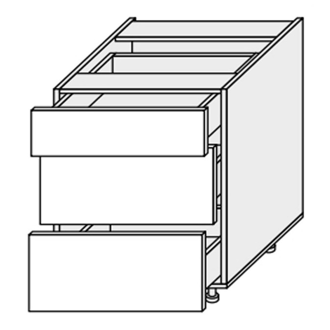 Кухонная секция Валенсия нижняя 80Н3ШХ/820 Телескоп VL-083W/9003 MiroMark