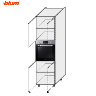Кухонная секция Пенал Миллениум 60ПД/2140 Духовка Pro Blum ML-765W/9003 MiroMark Кухонная секция Пенал Миллениум 60ПД/2140 Духовка Pro Blum ML-765W/9003 MiroMark
