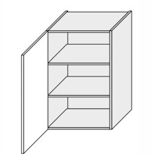 Кухонная секция Глори верхняя 60В/900 1дв GL-560W/01 MiroMark