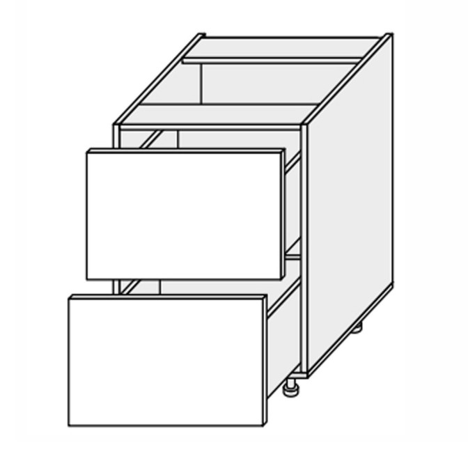 Кухонная секция Глори нижняя 80Н2ШХ/820 Телескоп GL-081W/01 MiroMark