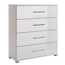 Комод 4Ящ Фемелі / Family Глянець Білий MiroMark FM-64-WB