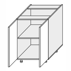 Кухонная секция Лео нижняя 60Н/820 2дв LE-061W/06 MiroMark