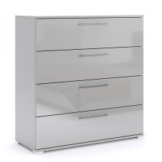 Комод 4Ящ Меги / Megy Глянец Шиншила Серая MiroMark MG-64-GG