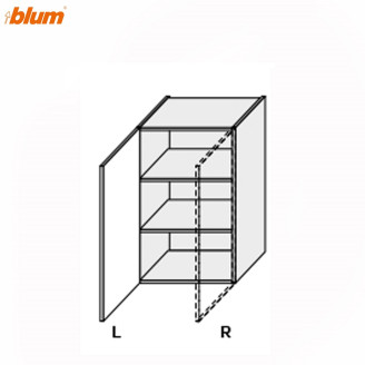 Кухонная секция Миллениум верхняя 30В/720 1дв Pro Blum Левая ML-433W/9003L MiroMark Кухонная секция Миллениум верхняя 30В/720 1дв Pro Blum Левая ML-433W/9003L MiroMark