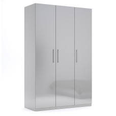 Шкаф 3Дв без зеркала Меги / Megy Глянец Шиншила Серая MiroMark MG-23-GG
