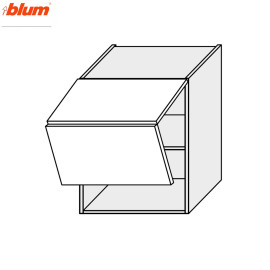 Кухонная секция Валенсия верхняя 60В/720 2дв Aventos Pro Blum VL-463W/9003 MiroMark