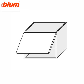 Кухонна секція Міленіум WG верхня 45В/360 1дв Aventos Pro Blum ML-143W/01 MiroMark