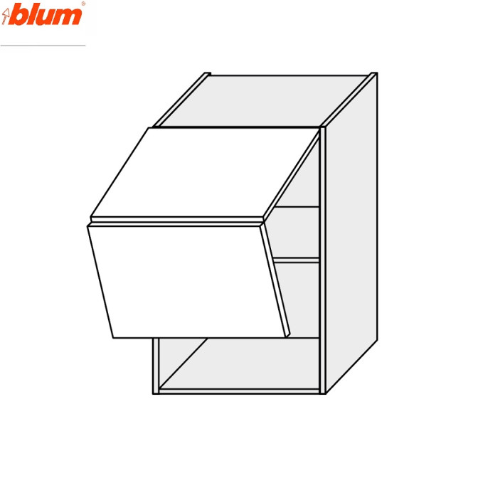 Кухонная секция Валенсия верхняя 80В/900 2дв Aventos Pro Blum VL-582W/9003 MiroMark