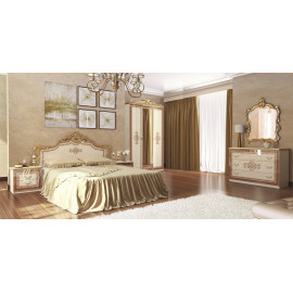 Комплект в спальню 3Дв Дженіфер / Jennifer Радика Біж MiroMark