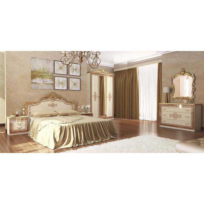 Комплект в спальню 3Дв Дженіфер / Jennifer Радика Біж MiroMark