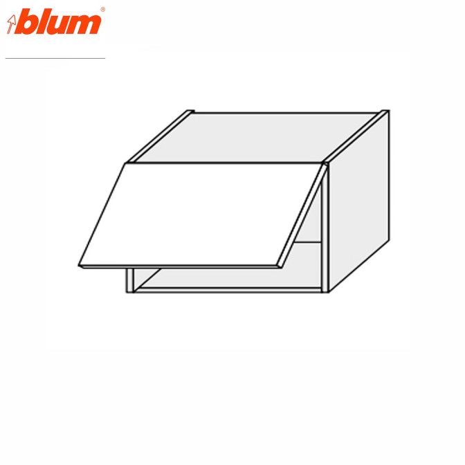 Кухонная секция Миллениум WG верхняя 80В/360 1дв Aventos Pro Blum ML-181W/01 MiroMark