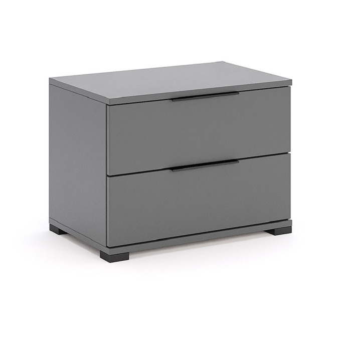 Тумба прикроватная 2Ящ Дони / Doni Графит MiroMark DN-52-GT