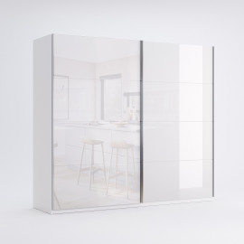 Шафа-купе 2,0x2,1 Віва / Viva Глянець Білий MiroMark VV-20-WB