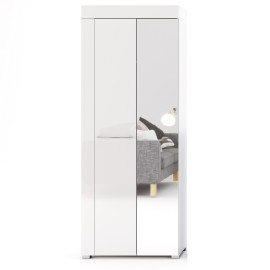 Шкаф 2Дв Аманда / Amanda Глянец Белый MiroMark AN-112-WB