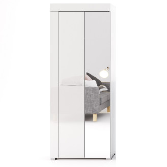 Шкаф 2Дв Аманда / Amanda Глянец Белый MiroMark AN-112-WB