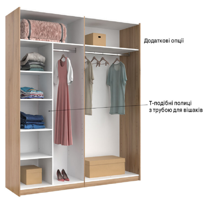 Шкаф-купе Империя 1,5 м двери глянец  +  зеркало MiroMark купить