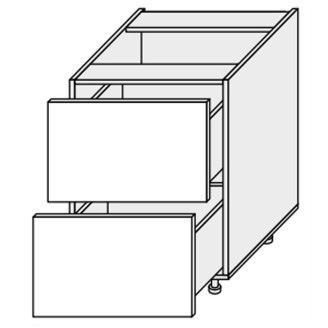 Кухонная секция Валенсия нижняя 80Н2ШХ/820 Телескоп VL-081W/9003 MiroMark