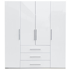 Шкаф 4Дв 3Ящ Магнум / Magnum Глянец Белый MG-14-WB