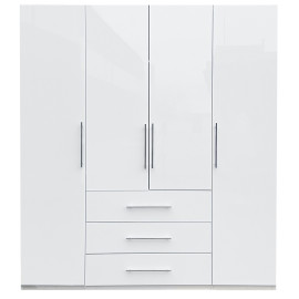 Шкаф 4Дв 3Ящ Магнум / Magnum Глянец Белый MG-14-WB