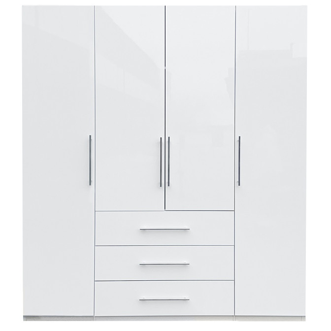 Шкаф 4Дв 3Ящ Магнум / Magnum Глянец Белый MG-14-WB