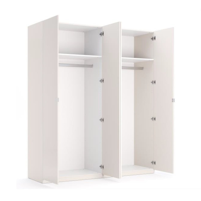 Шафа із дзеркалом 4Дв Лілу / Lily Глянець Кашемір MiroMark LY-14-GC 