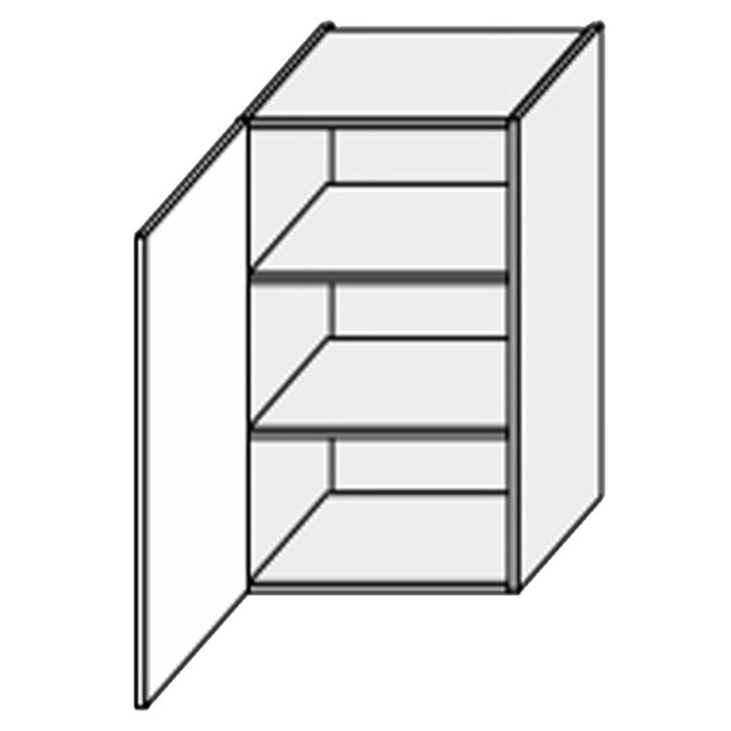 Кухонная секция Валенсия верхняя 30В/900 1дв VL-530W/9003 MiroMark
