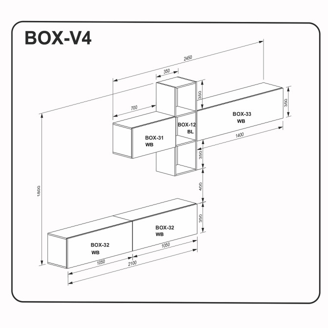 Гостиная BOX V4 MiroMark купить