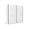 Шкаф-купе 2,0х2,1 Мила / Mila Глянец Белый MiroMark MA-20-WB