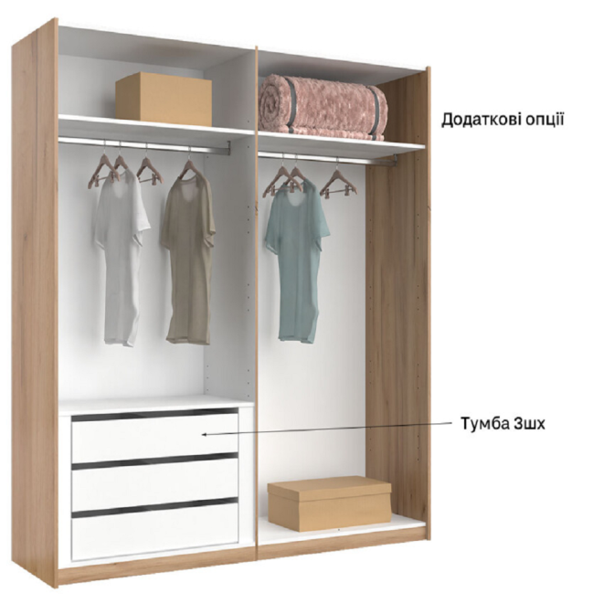 Шкаф-купе 2,0х2,1 Мила / Mila Глянец Белый MiroMark MA-20-WB