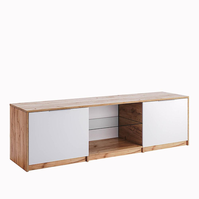 Вітальня Асті 2Дв Сервант 2Дв Полиця книжна Комод 2Дв3Шх 2,0 м Стіл журнальний Тумба ТВ MiroMark купити