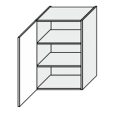 Кухонная секция Валенсия верхняя 50В/720 1дв VL-450W/9003 MiroMark