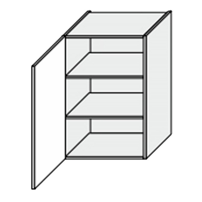 Кухонна секція Валенсія верхня 50В/720 1дв VL-450W/9003 MiroMark