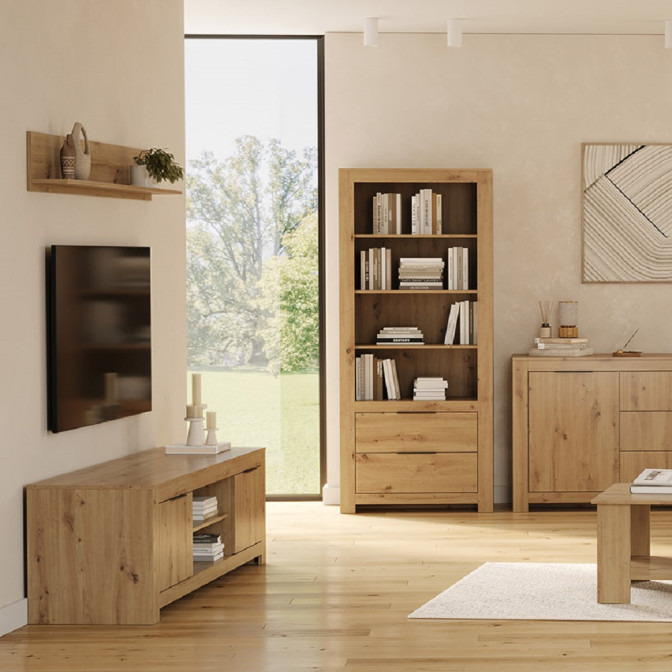 Пенал 2Ящ Томми / Tommy Дуб Артизан MiroMark TM-112-OA