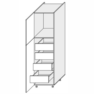 Кухонна секція Глорі Пенал 60ПЗ/2140 Для запасів GL-768W/01 MiroMark