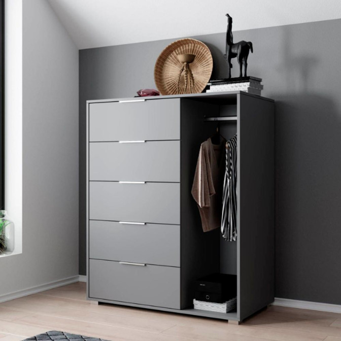 Комод 5Ящ Люция / Lucia Графит MiroMark 3812829M 