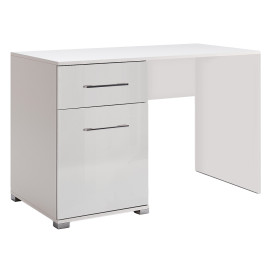 Стол письменный 1Дв 1Ящ Фемели / Family Глянец Белый MiroMark FM-71-WB