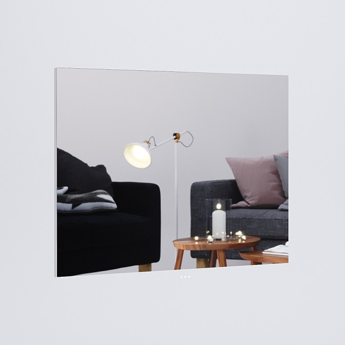 Комплект в прихожую Аманда / Amanda Глянец Белый Шкаф 2Дв, Комод 2Дв 2Ящ, Зеркало MiroMark