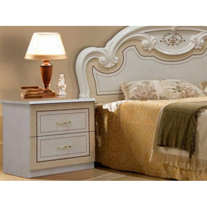 Тумба прикроватная Мартина 2Шх MiroMark купить