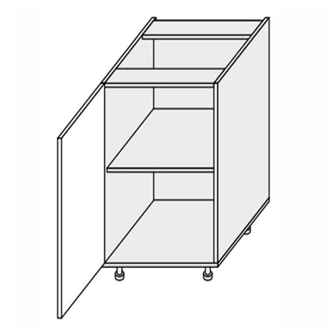 Кухонная секция Мери нижняя 40Н/820 1дв MR-040W/9003gl MiroMark