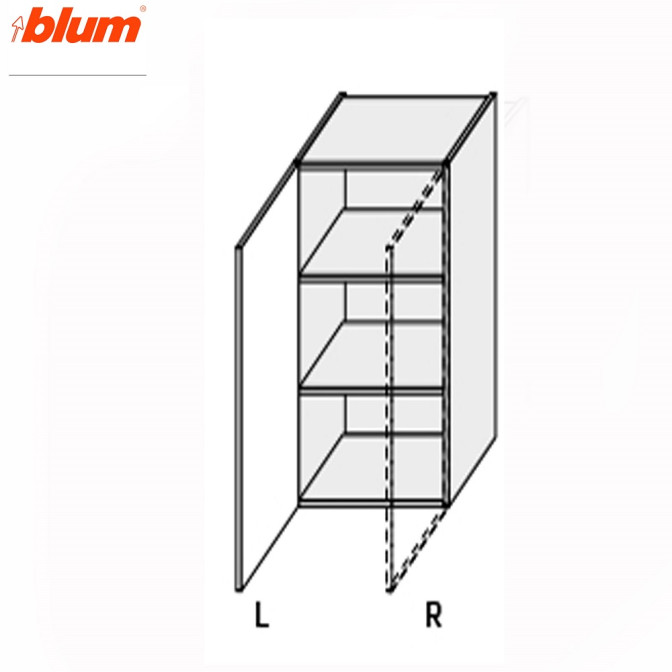 Кухонная секция Миллениум верхняя 20В/900 1дв Pro Blum Правая ML-521W/9003R MiroMark