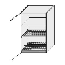 Кухонная секция Мери верхняя 60ВС/900 1дв Сушка MR-570W/9003gl MiroMark