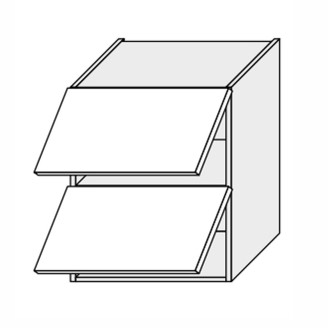 Кухонна секція Лео верхня 60В/720 2дв Газ Ліфт LE-462W/06 MiroMark