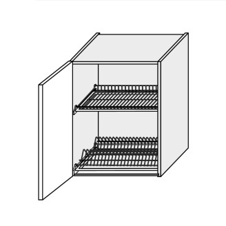 Кухонная секция Винтаж верхняя 60ВС/720 1дв Сушка VN-470W/9003 MiroMark Кухонная секция Винтаж верхняя 60ВС/720 1дв Сушка VN-470W/9003 MiroMark