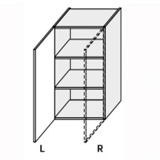 Кухонная секция Миллениум WG верхняя 30В/720 1дв Правая ML-430W/01R MiroMark