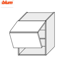 Кухонная секция Мери верхняя 60В/720 2дв Aventos Pro Blum MR-463W/9003gl MiroMark