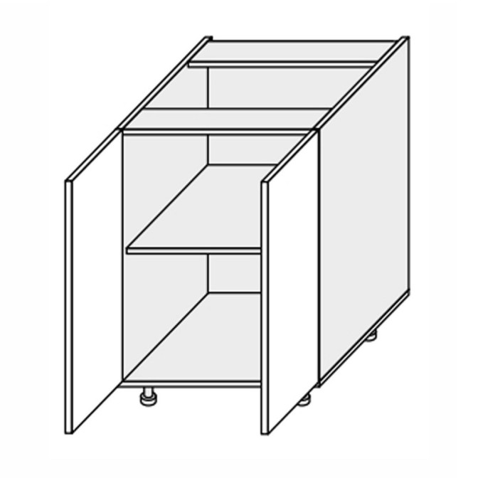 Кухонная секция Миллениум WG нижняя 60Н/820 2дв ML-061W/01 MiroMark