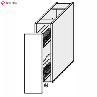 Кухонная секция Винтаж нижняя 20НК/820 1дв Карго Pro Rejs VN-022W/9003 MiroMark