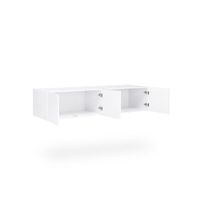 Антресоль 4Дв Мила / Mila Глянец Белый MiroMark MA-04-WB