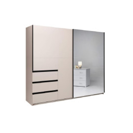 Шкаф-купе 2.15м 2Дв с зеркалом Вильма / Wilma Кашемир MiroMark WL-21-CM