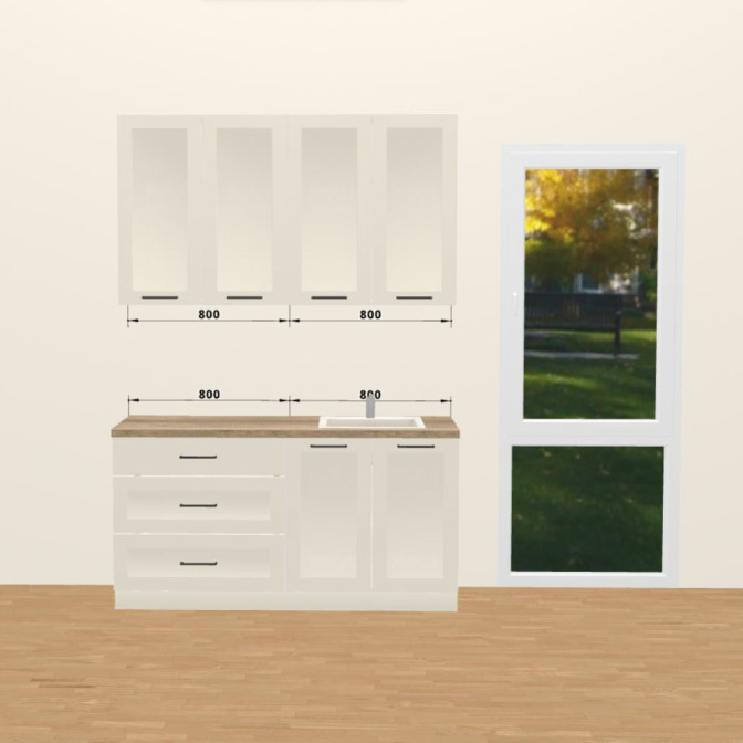 Кухня Вінтаж 1,6 м А 900 Pro MiroMark